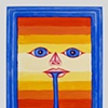 Fountain Face, 25x30 in. oil on canvas