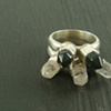 Gemstone Point Stacking Rings