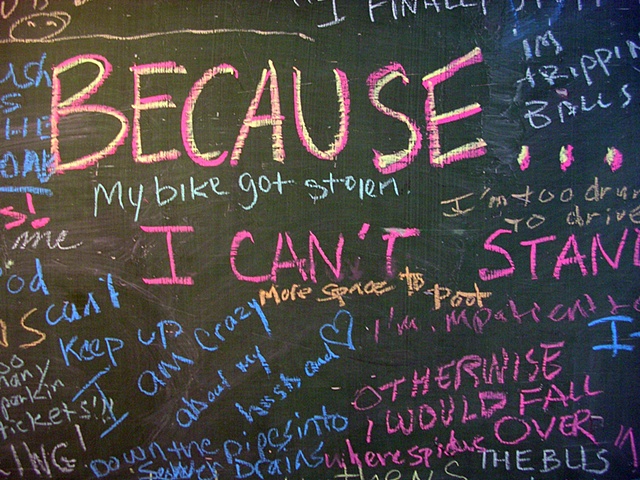 I LIKE TO WALK BECAUSE...DETAIL #1