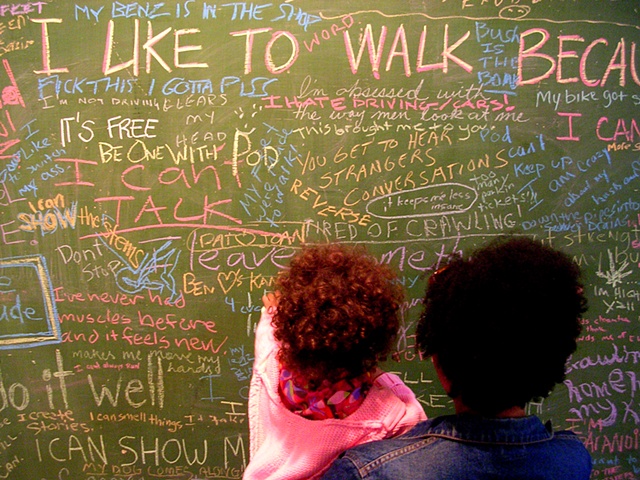 I LIKE TO WALK BECAUSE...
