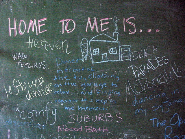 HOME TO ME IS...DETAIL #1
