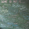 HOME TO ME IS...