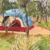 Tent at Enchanted Rock