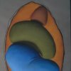 Blue, Green & Brown in Orange