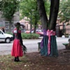Illusion Dress 2
"Speaking"

4 hour Durational performance in Park Tabor 8th October 2011
