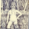 Girl with Dogs