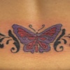 Lower back tattoo