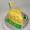 Greenbay Packers Cheeseheads Cake