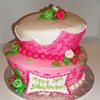 topsy turvy pink & green