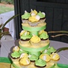 Key-Lime Seashell Wedding Cupcakes
