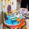 milestone birthday cake