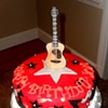 3-D Guitar Cake