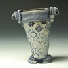 Tall Blue Vase  (CLICK ON IMAGE FOR LARGER PHOTO)