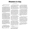 Disasters in Clay