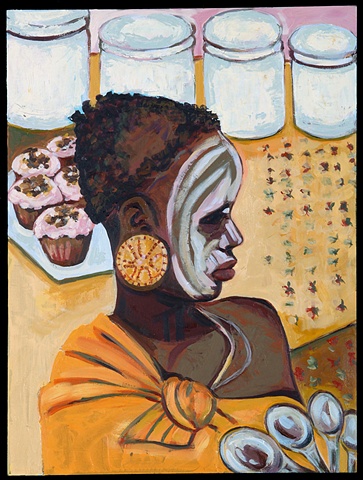 Portrait with Cupcakes