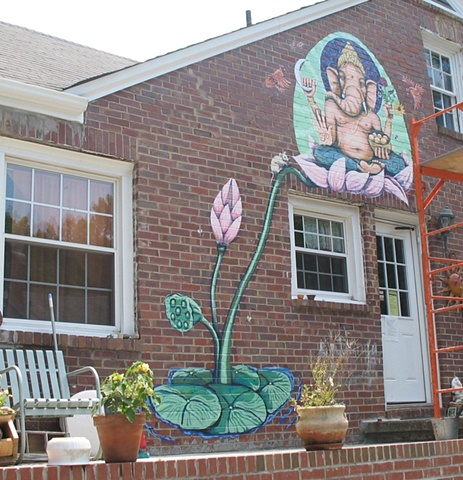Ashtanga Club of Durham Ganesha mural