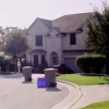 Trash day.  Austin, TX.