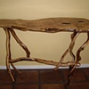 Manzanita and Olive Sofa Table