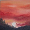 "The sunset in my mind"
