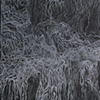 THE FLOWING   5.5HX14.5W"  pencil on paper
Sold
