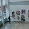 prints hanging in OCADU lobby
