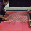 Screening image onto lino
