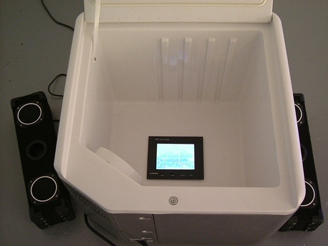 detail: 'Polar Express: Customised Cooler with Bass Bins, Video Monitor (I Like Big Butts)'