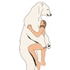 'Youth with Bear' from 'Polar Fuck' series