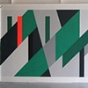 Peter Savilles OMD Dazzle Ships (1983) Album Cover, Taken from the Album Itself, Enlarged to Fit This Big Wall
