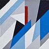 Peter Savilles OMD Dazzle Ships (1983) Album Cover, Redesigned For The CD Release Of The Album (1992), Taken From the CD Cover, And Enlarged To Fit This Support In The Same Manner As Other Works In This Series
