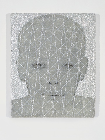 Benjamin Kress Boy's Face with Grid