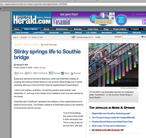 Boston Herald 10/09/2009
