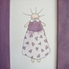 purple girl with hearts
