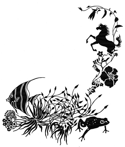 "Maui, Horse, Fish and Frog"