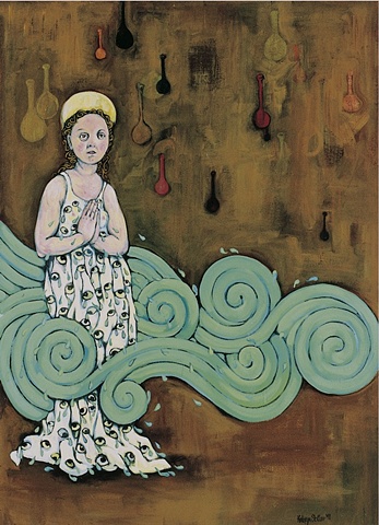 "Madonna of the Weeping Gown"