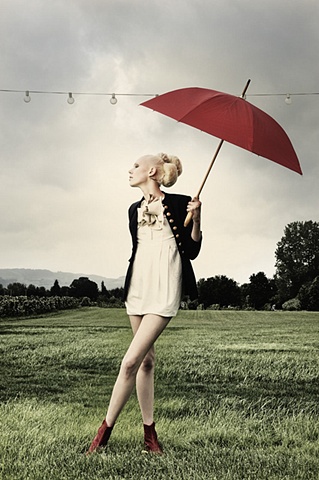 red umbrella