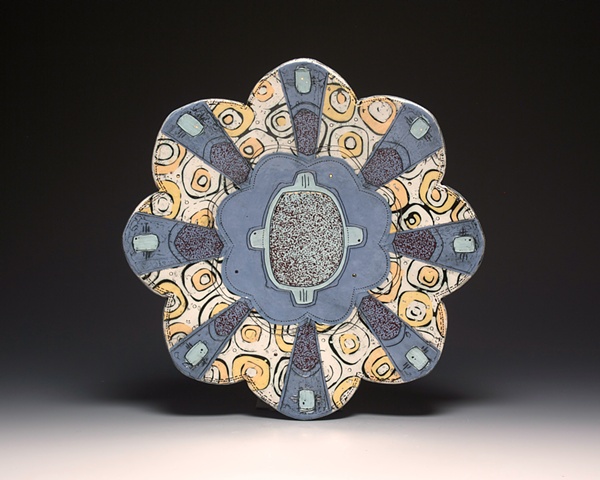 "Static Platter" (blue)