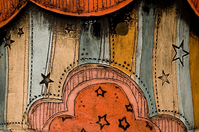 "Circus Stars & Stripes" Container 
Detail Image