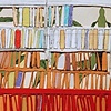 This bookcase flys away