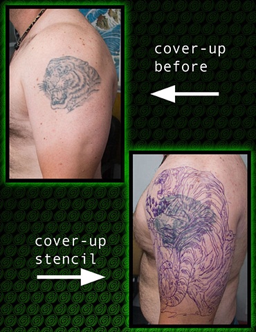 cover- up before