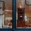 Outside looking into main window