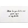 Untitled (What do you believe, your eyes or my words)

Philippe Parreno

