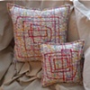 (Time Travel Pillows) White/Subway, Large and Small