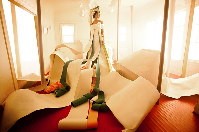 paper dress