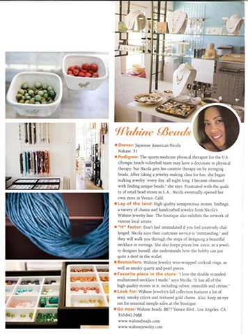 Nicola Nikase and Wahine Beads