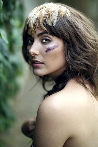 fashion silverlake vintage feathers glam hippie 