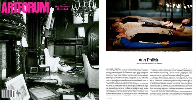 Yoga Nidra practicioners at Machine Project's DREAM IN, May 2010.  Published in Artforum's Summer 2010 issue.