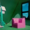 Pink chair