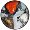 circle - orange building