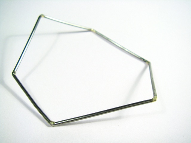 single steel bracelet
